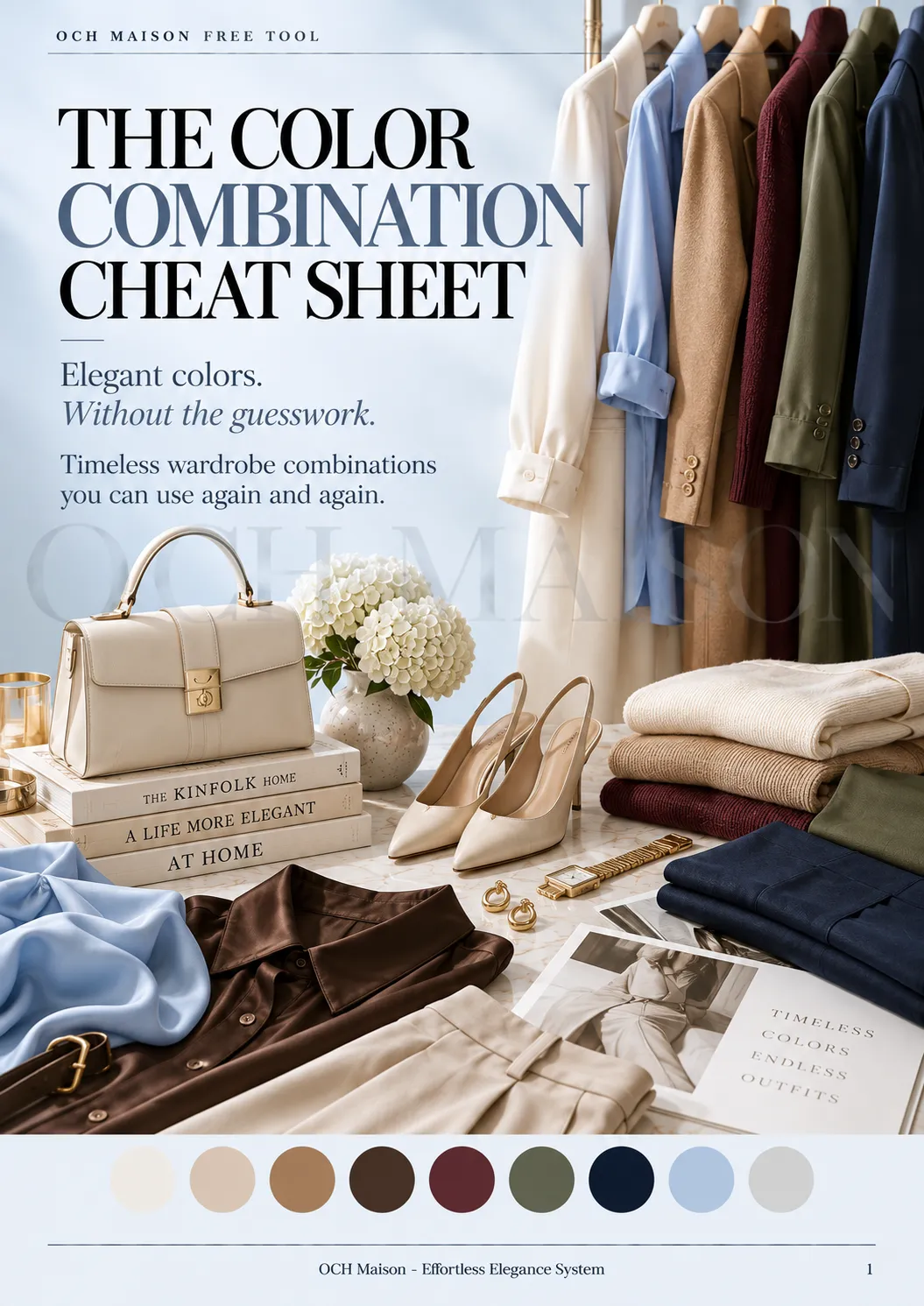 The Color Combination Cheat Sheet by OCH Maison