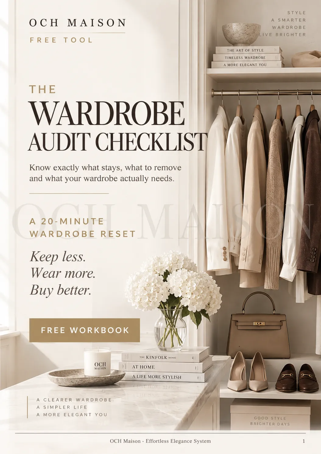 The Wardrobe Audit Checklist by OCH Maison